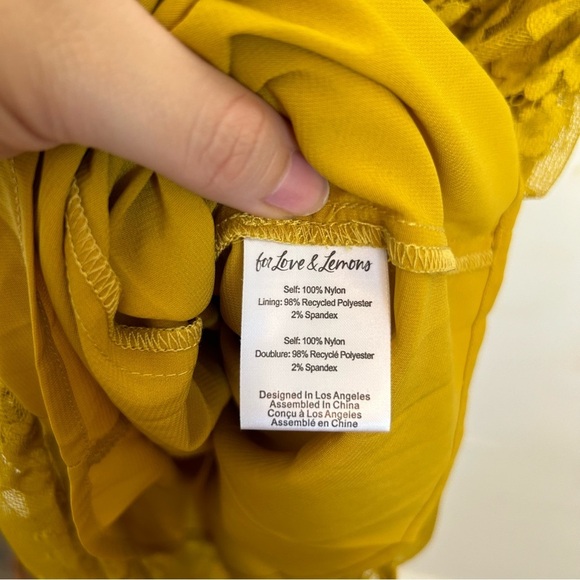 NWT For Love and Lemons Tiana Mini Dress - Picture 11 of 15